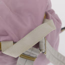 PRADA Rucksack Nylon Pink Silber Original 163327A-7
