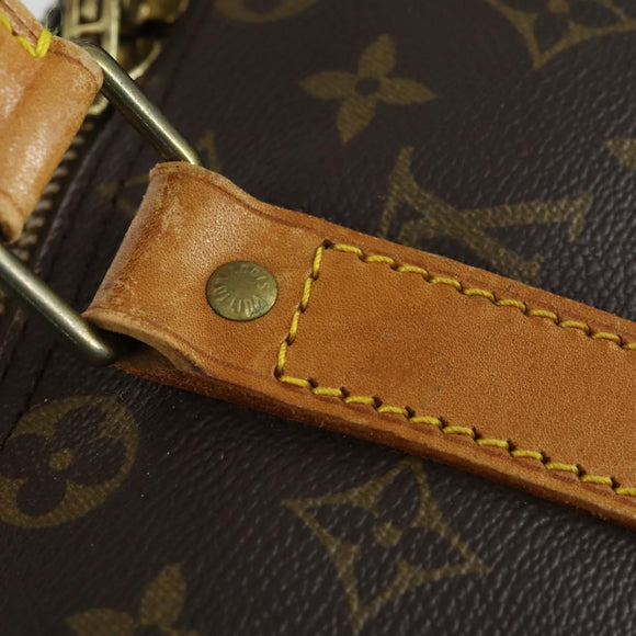 LOUIS VUITTON Monogram Keepall Bandouliere 45 Boston Bag M41418 LV Auth 163337