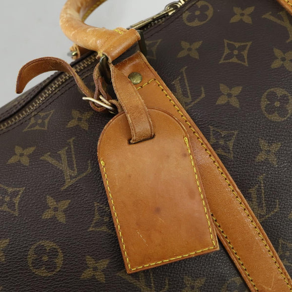 LOUIS VUITTON Monogram Keepall Bandouliere 45 Boston Bag M41418 LV Auth 163337