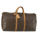 LOUIS VUITTON Monogram Keepall Bandouliere 60 Boston Bag M41412 LV Auth 163338-1