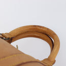 LOUIS VUITTON Nomad Keepall 55 Boston Bag Beige LV Auth 163339-16