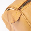 LOUIS VUITTON Nomad Keepall 55 Boston Bag Beige LV Auth 163339-10