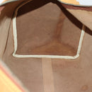 LOUIS VUITTON Nomad Keepall 55 Boston Bag Beige LV Auth 163339-20