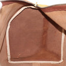 LOUIS VUITTON Nomad Keepall 55 Boston Bag Beige LV Auth 163339-26