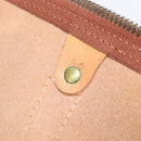 LOUIS VUITTON Nomad Keepall 55 Boston Bag Beige LV Auth 163339-30