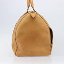 LOUIS VUITTON Nomad Keepall 55 Boston Bag Beige LV Auth 163339-3