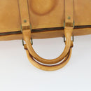 LOUIS VUITTON Nomad Keepall 55 Boston Bag Beige LV Auth 163339-7