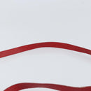 GUCCI Bamboo Hand Bag Leather 2way Red Gold 007 1014 0231 0 Auth 163343-15