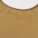 PRADA Hand Bag Nylon Beige Auth 163348-3