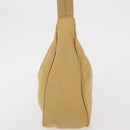 PRADA Hand Bag Nylon Beige Auth 163348-4