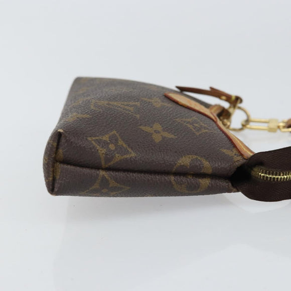 LOUIS VUITTON Monogram Mini Pochette Delightfull Täschchen M40309 LV Auth 163351