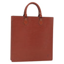 LOUIS VUITTON Epi Sac Plat Hand Bag Brown M52073 LV Auth 163352-1