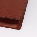 LOUIS VUITTON Epi Sac Plat Hand Bag Brown M52073 LV Auth 163352-11