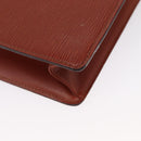 LOUIS VUITTON Epi Sac Plat Hand Bag Brown M52073 LV Auth 163352-12