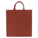 LOUIS VUITTON Epi Sac Plat Hand Bag Brown M52073 LV Auth 163352-3
