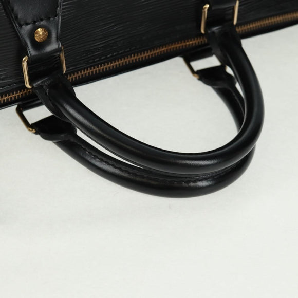 LOUIS VUITTON Epi Speedy 35 Hand Bag Black M42992 LV Auth 163358V