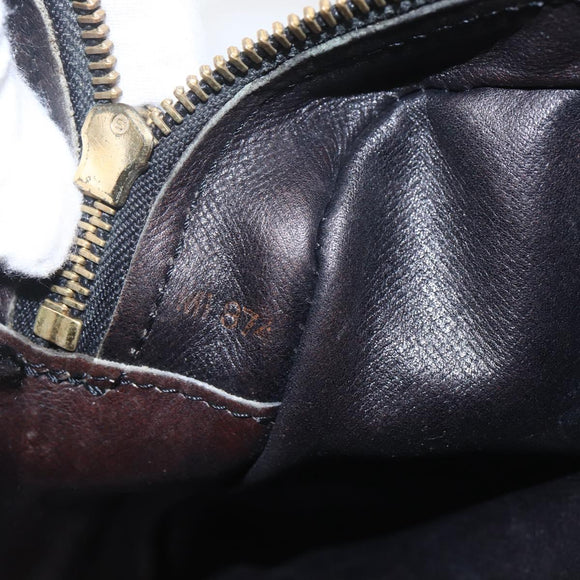 LOUIS VUITTON Epi Trocadero 27 Shoulder Bag Black M52312 LV Auth 163359