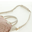 LOUIS VUITTON Mini Lin Croisette Marina PM Bag Pink White M95495 LV Auth 163361V-15