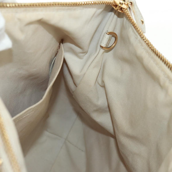 LOUIS VUITTON Mini Lin Croisette Marina PM Bag Pink White M95495 LV Auth 163361V