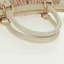 LOUIS VUITTON Mini Lin Croisette Marina PM Bag Pink White M95495 LV Auth 163361V-7
