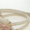 LOUIS VUITTON Mini Lin Croisette Marina PM Bag Pink White M95495 LV Auth 163361V-14
