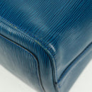 LOUIS VUITTON Epi Speedy 35 Hand Bag Toledo Blue M42995 LV Auth 163363V-16