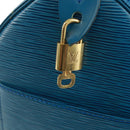 LOUIS VUITTON Epi Speedy 35 Hand Bag Toledo Blue M42995 LV Auth 163363V-19