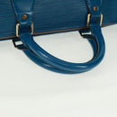 LOUIS VUITTON Epi Speedy 35 Hand Bag Toledo Blue M42995 LV Auth 163363V-8