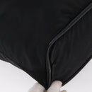 CELINE Circle Hand Bag Nylon Black Gold Auth 163365-16