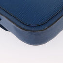 LOUIS VUITTON Epi Saint Cloud GM Shoulder Bag Toledo Blue M52195 LV Auth 163371-18