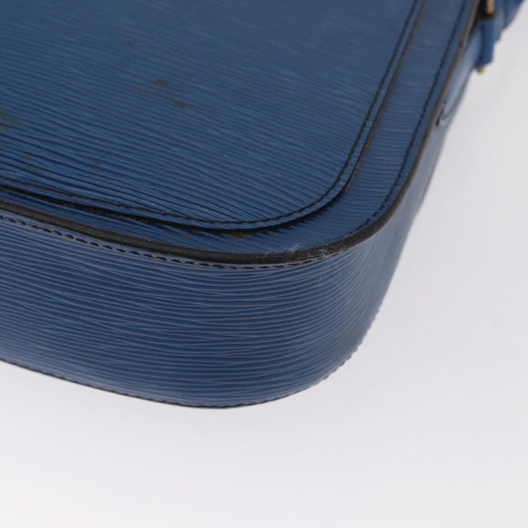 LOUIS VUITTON Epi Saint Cloud GM Shoulder Bag Toledo Blue M52195 LV Auth 163371