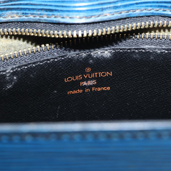 LOUIS VUITTON Epi Saint Cloud GM Shoulder Bag Toledo Blue M52195 LV Auth 163371
