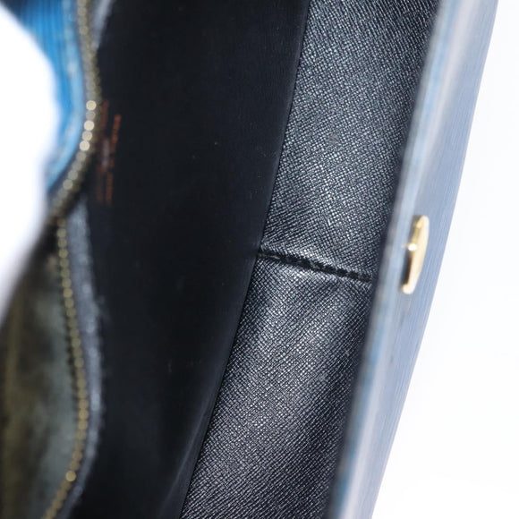 LOUIS VUITTON Epi Saint Cloud GM Shoulder Bag Toledo Blue M52195 LV Auth 163371