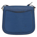 LOUIS VUITTON Epi Saint Cloud GM Shoulder Bag Toledo Blue M52195 LV Auth 163371-2