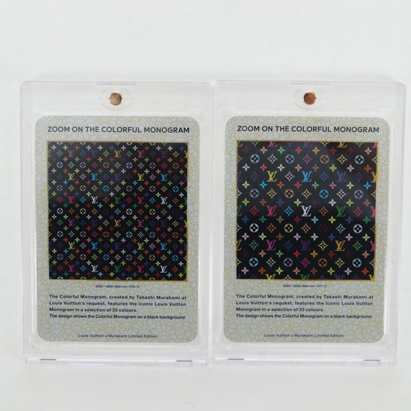 LOUIS VUITTON Trading Cards Takashi Murakami Multicolor LV Auth 163373SM