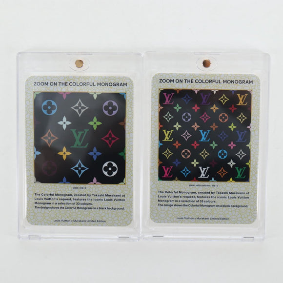 LOUIS VUITTON Trading Cards Takashi Murakami Multicolor LV Auth 163373SM