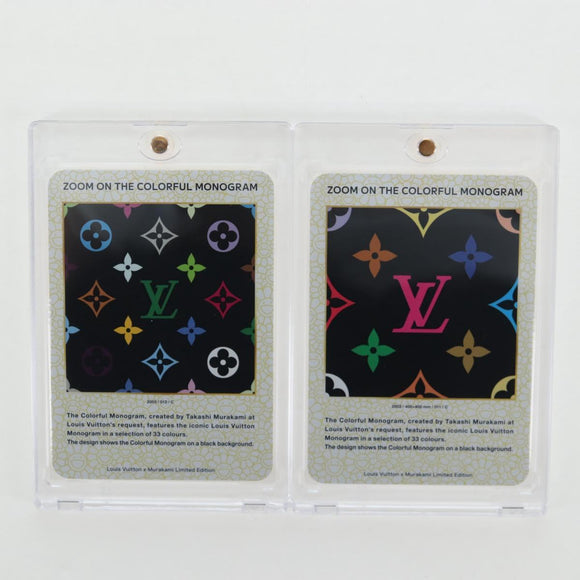 LOUIS VUITTON Trading Cards Takashi Murakami Multicolor LV Auth 163373SM