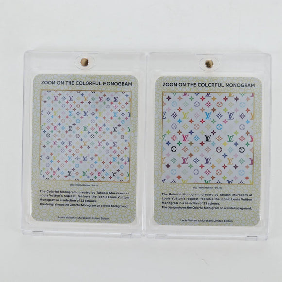 LOUIS VUITTON Trading Cards Takashi Murakami Multicolor LV Auth 163373SM