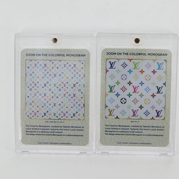 LOUIS VUITTON Trading Cards Takashi Murakami Multicolor LV Auth 163373SM