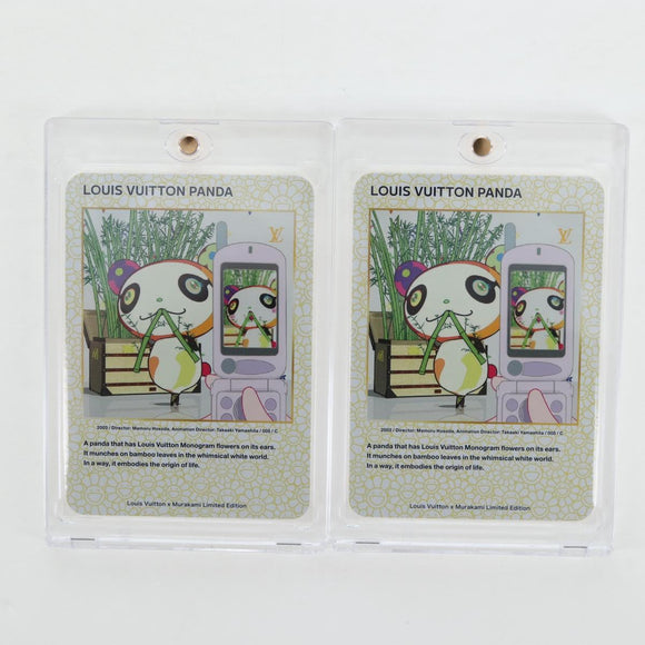 LOUIS VUITTON Trading Cards Takashi Murakami Multicolor LV Auth 163373SM