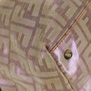FENDI Zucca Canvas Tote Bag Beige Auth 163374V-17