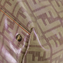 FENDI Zucca Canvas Tote Bag Beige Auth 163374V-18