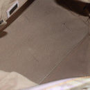 FENDI Zucca Canvas Tote Bag Beige Auth 163374V-10