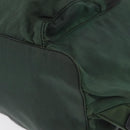 PRADA Backpack Nylon Green Silver Auth 163375-17