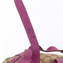 GUCCI GG Canvas Abbey Backpack Beige Gold 141642 Auth 163377-12