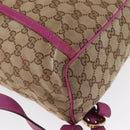GUCCI GG Canvas Abbey Backpack Beige Gold 141642 Auth 163377-14