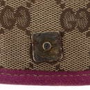 GUCCI GG Canvas Abbey Backpack Beige Gold 141642 Auth 163377-27