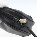 GUCCI GG Supreme Web Sherry Line Bag PVC Black Gold 89 02 066 Auth 163380-14