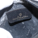 GUCCI GG Supreme Web Sherry Line Bag PVC Black Gold 89 02 066 Auth 163380-15