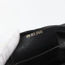 GUCCI GG Supreme Web Sherry Line Bag PVC Black Gold 89 02 066 Auth 163380-19